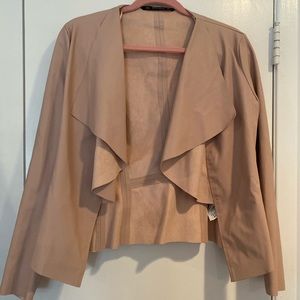 Zara faux suede/leather jacket